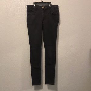 American Eagle Size 6 Reg Black Jeans